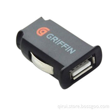 5V/1A USB car charger, suitable for iPad and iPhone